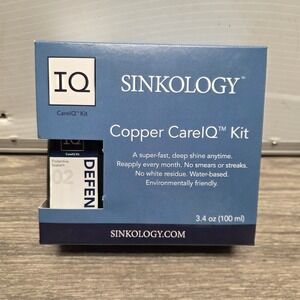 Sinkology Copper CareIQ Kit Protective Sealant Shine 3.4oz SINK-IQ-1